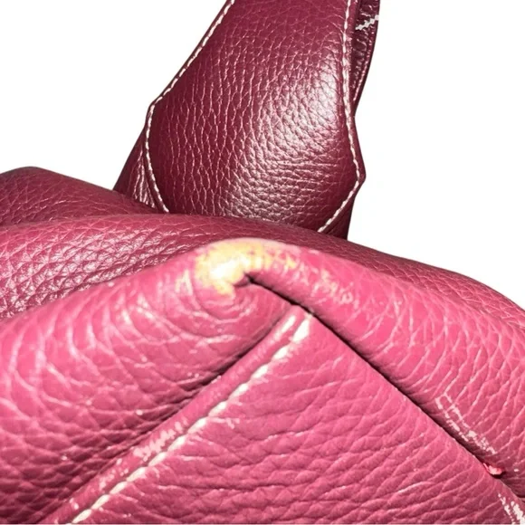 Dooney & Bourke Red Leather Bag and Wallet Set Look closely at pics - Picture 8 of 16